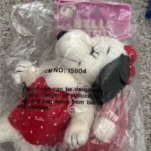 Vintage snoopy Belle Plush with outfits